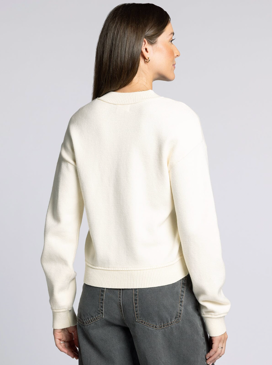 Eliza Cardigan : Ivory