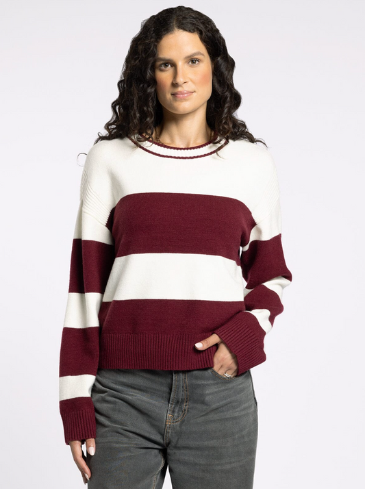 Tabitha Sweater : Burgundy