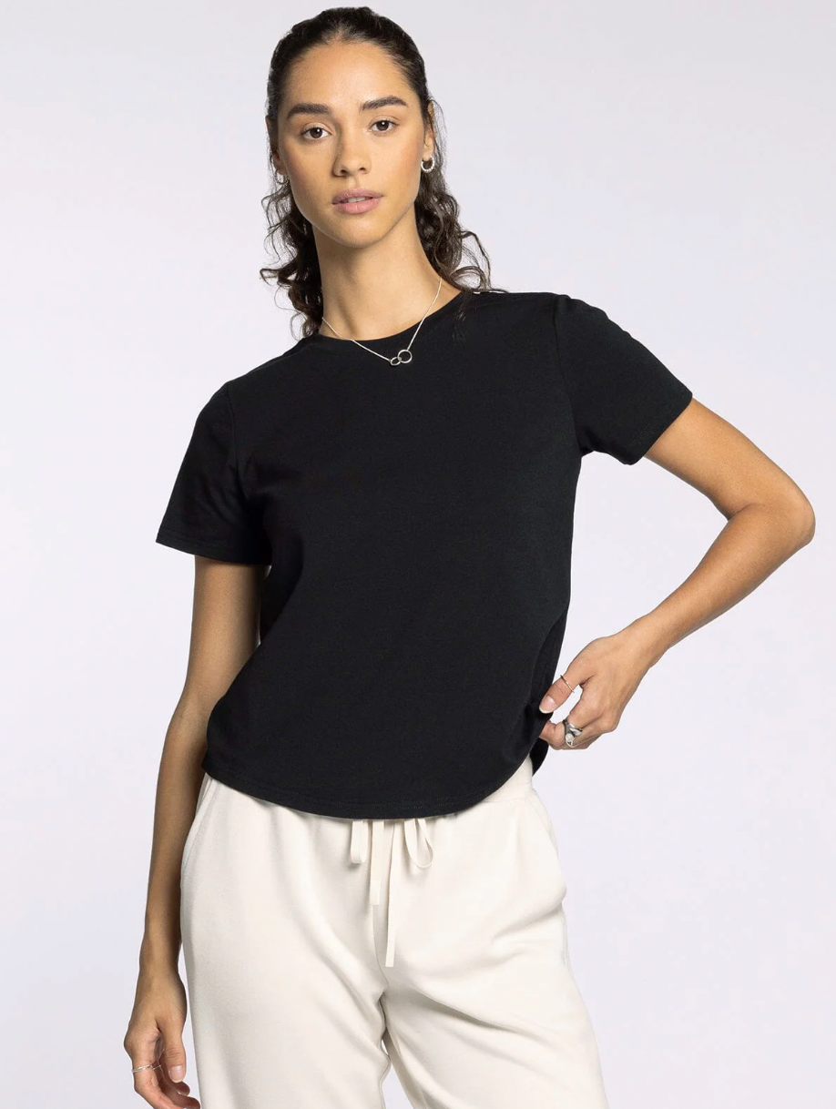 Thread & Supply : Tanya Tee in Black