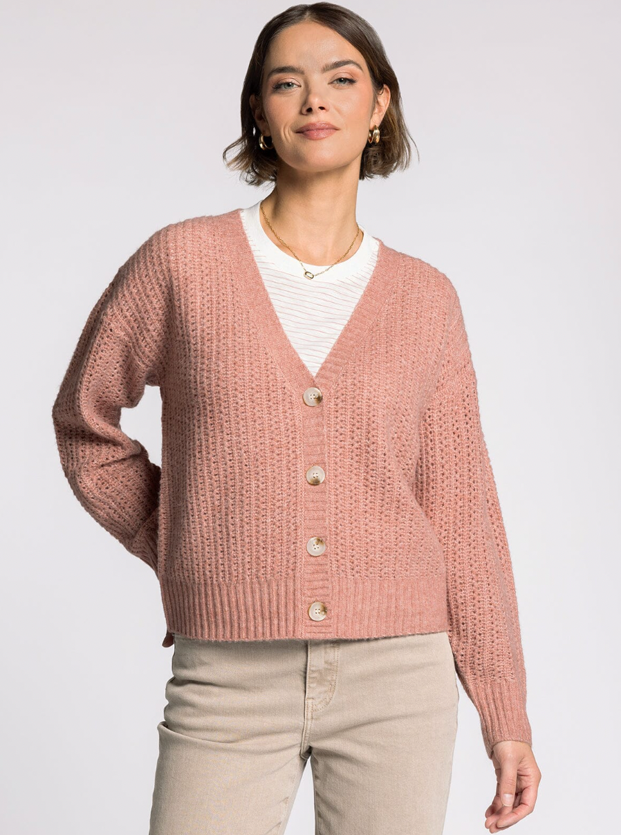 Thread & Supply: Amour Cardigan in Misty Rose