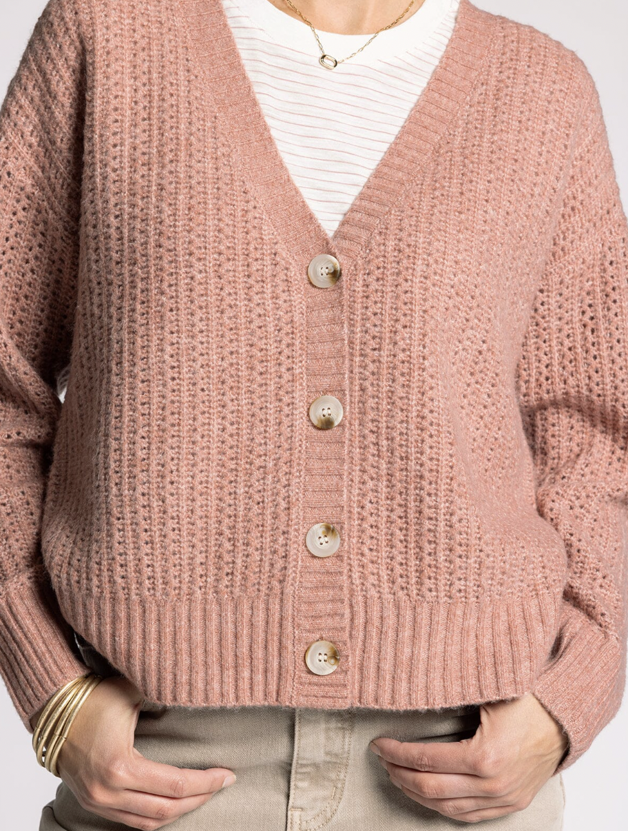 Thread & Supply: Amour Cardigan in Misty Rose