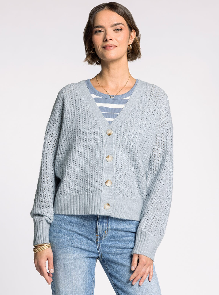 Thread & Supply: Amour Cardigan in Pacific Blue