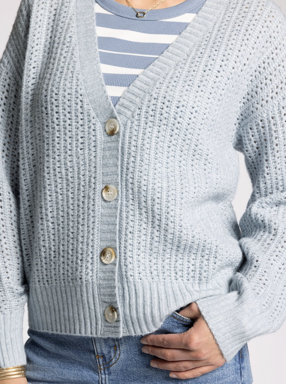 Thread & Supply: Amour Cardigan in Pacific Blue