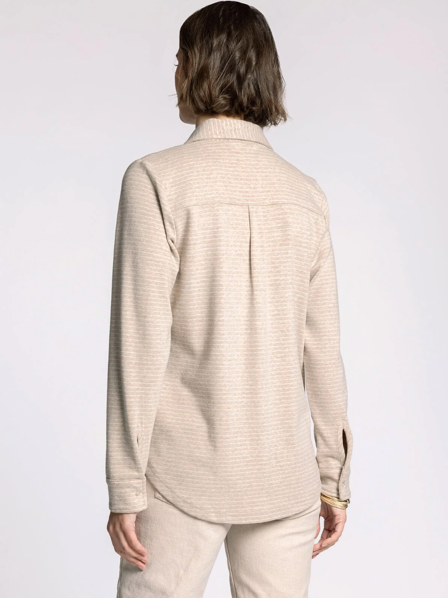 Thread & Supply : Lewis Top in Tan/Ivory
