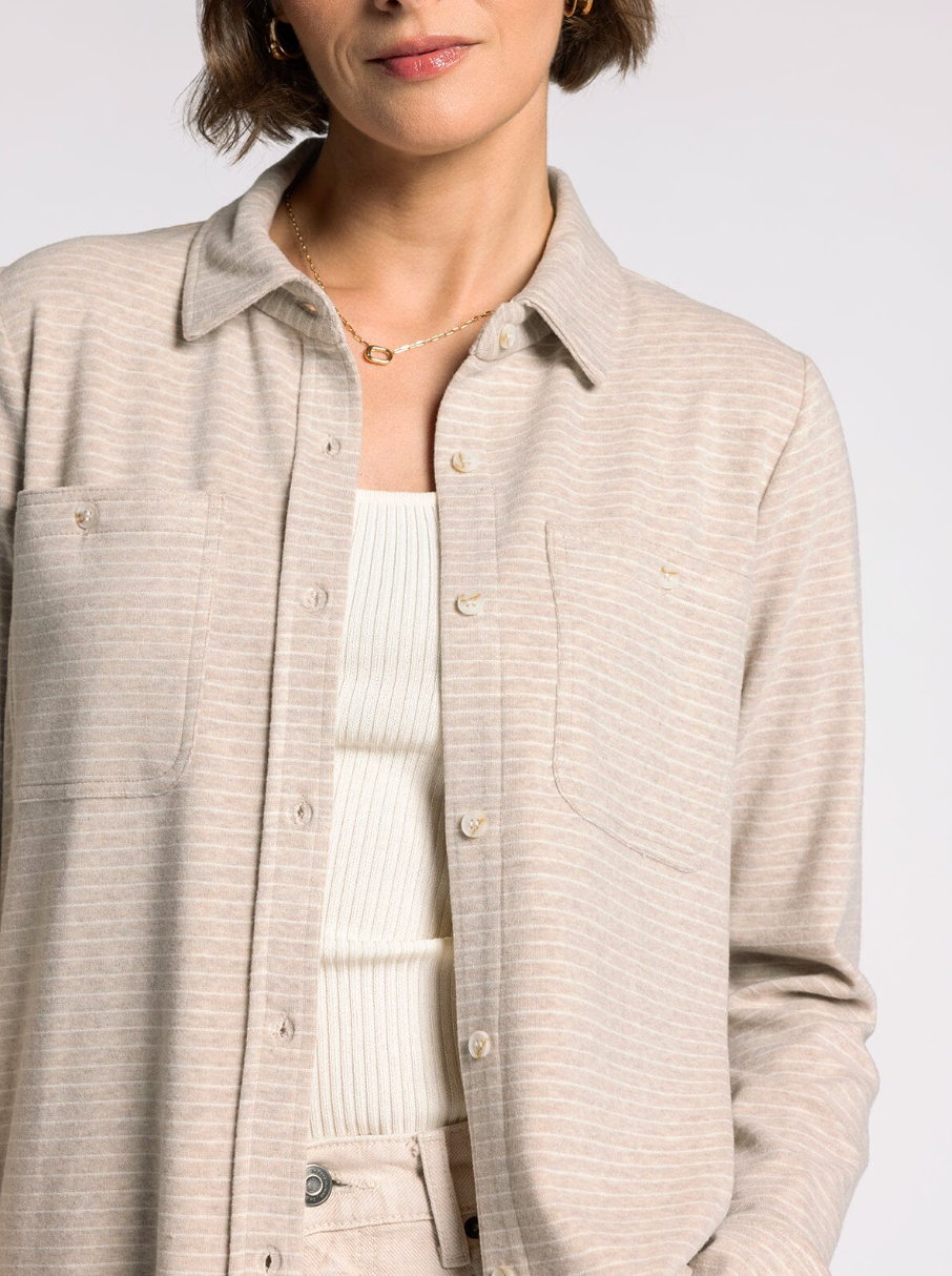 Thread & Supply : Lewis Top in Tan/Ivory