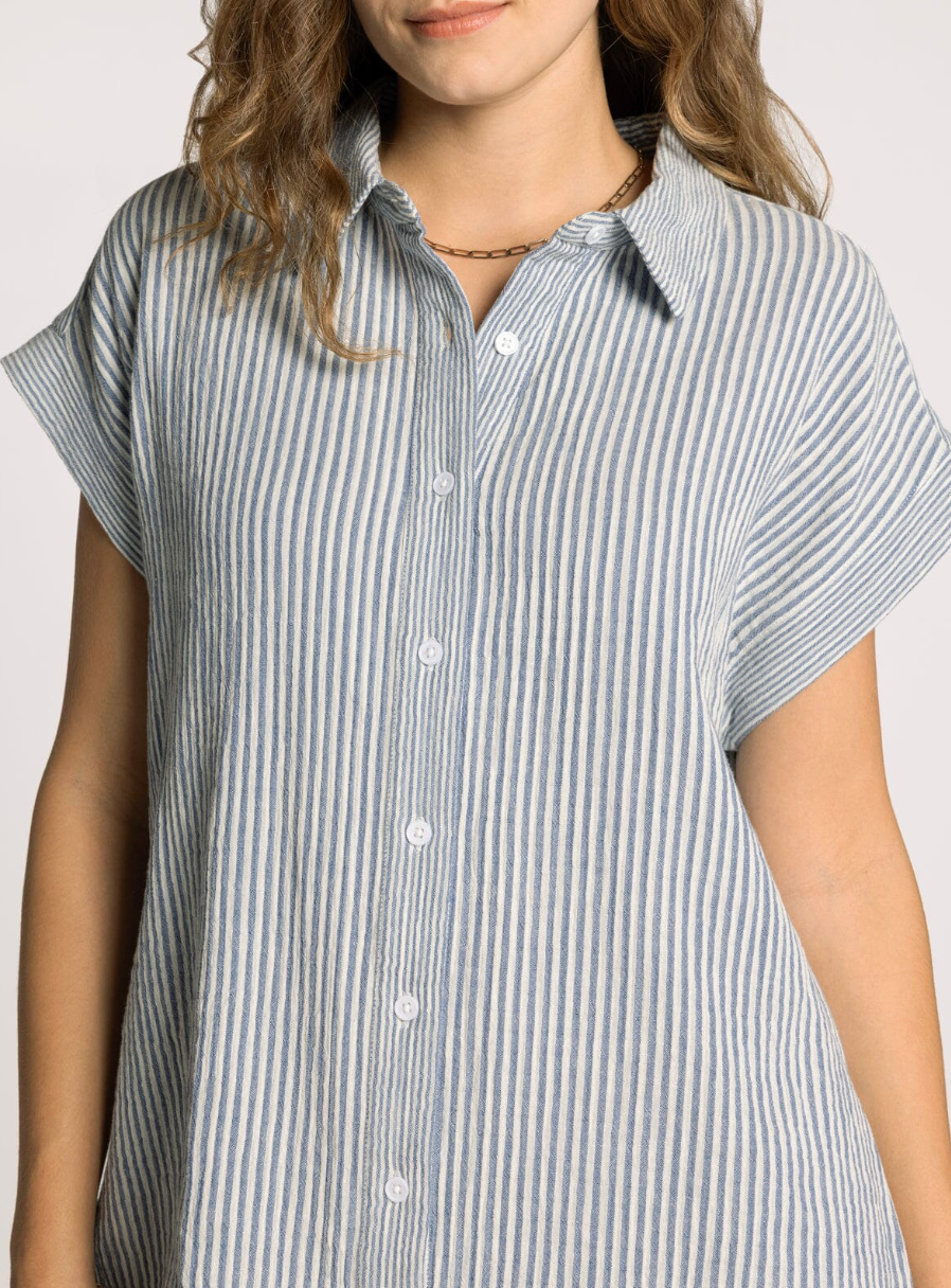 Thread & Supply: Crescent Dress in Sailor Stripe