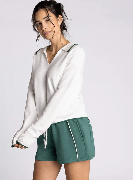 Kathy Sweater in Ivory Forest