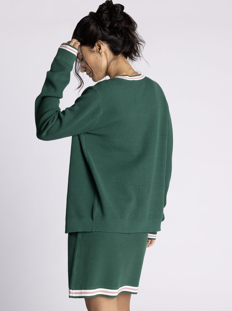 Becca Cardigan in Forest Pink