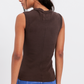 Free People : Murphy Tank in Chocolate