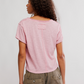 Free People : Take 2 Tee in Rose Oil