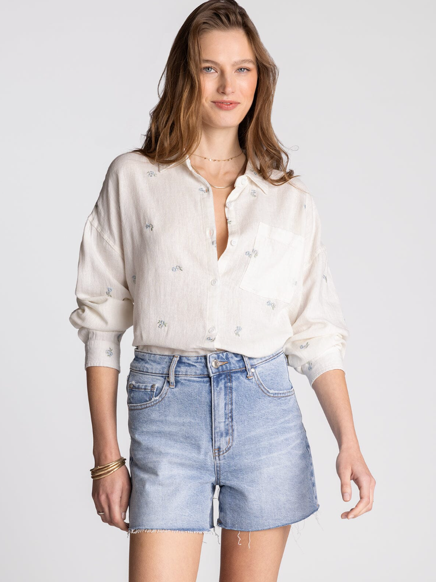 Thread & Supply: Yesenia Top in Blue Floral