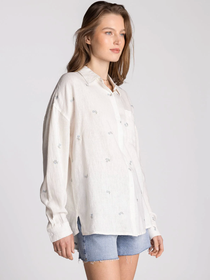 Thread & Supply: Yesenia Top in Blue Floral