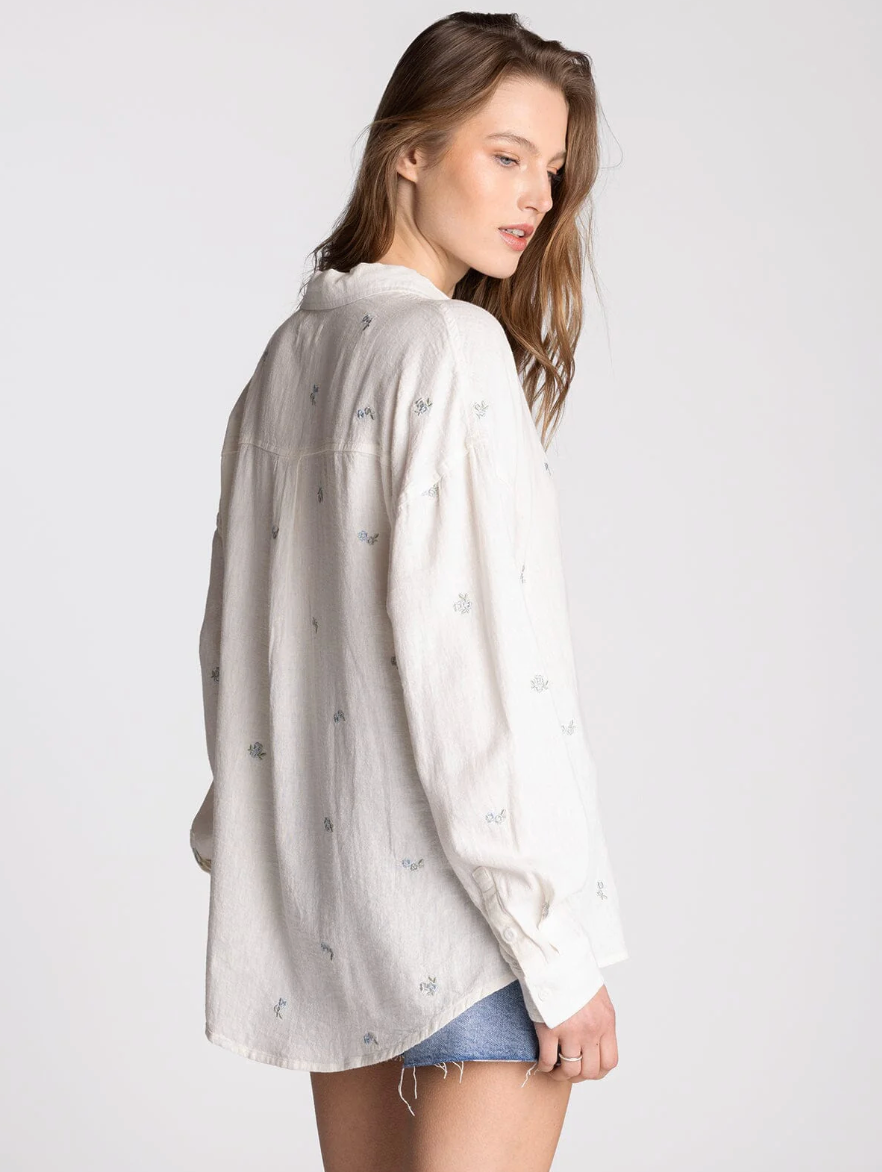 Thread & Supply: Yesenia Top in Blue Floral