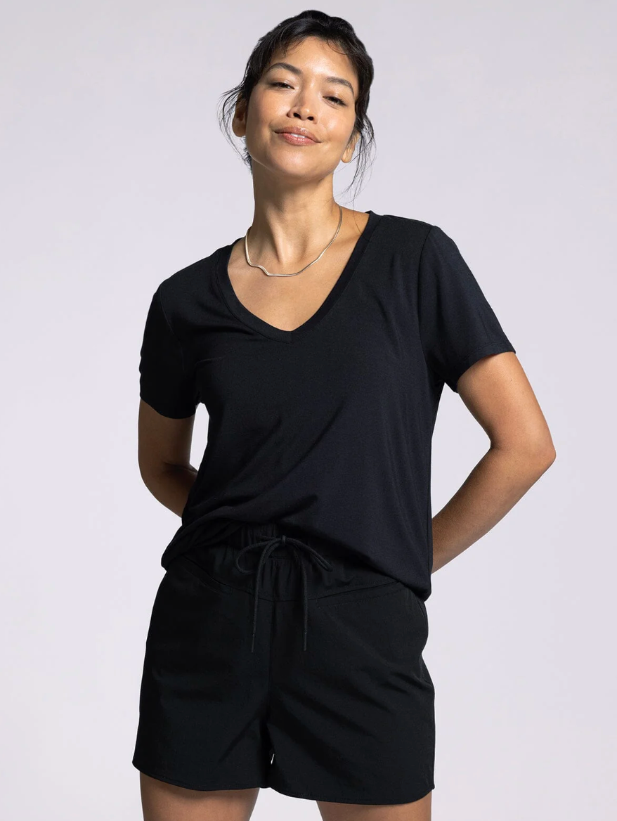 Thread & Supply : Tatiana Tee in Black