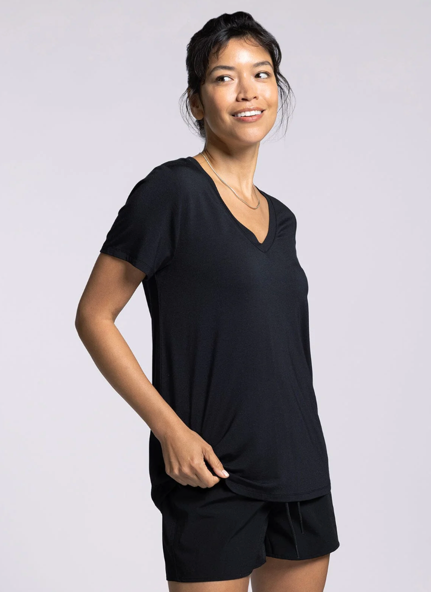 Thread & Supply : Tatiana Tee in Black