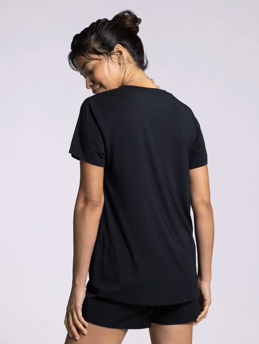 Thread & Supply : Tatiana Tee in Black