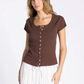 Thread & Supply: Adina Top in Brown