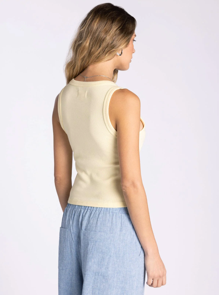 Thread & Supply : Evie Tank in Butter Yellow