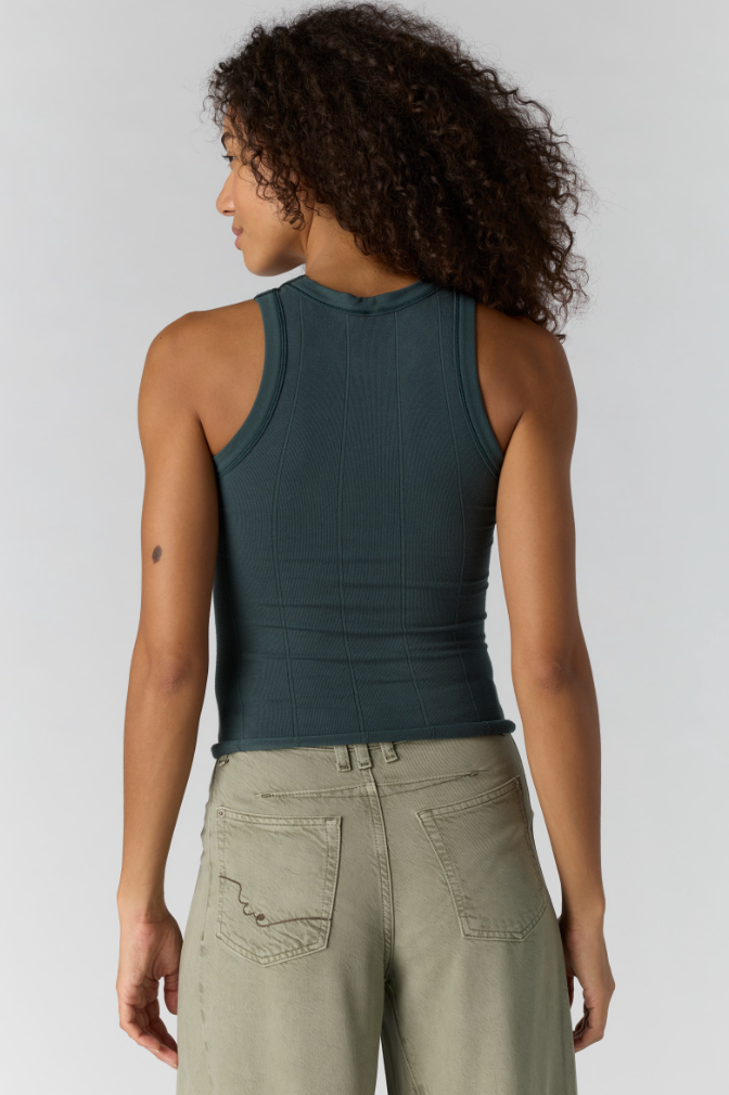 Free People: So Soft Seamless Modal Tank in Midnight Mountain