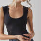 Free People: Clean Lines Muscle Cami in Black