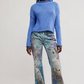 Free People: Opal Sweater in Peri Blue