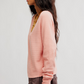 Free People: Jess Long Sleeve in Coral Kiss