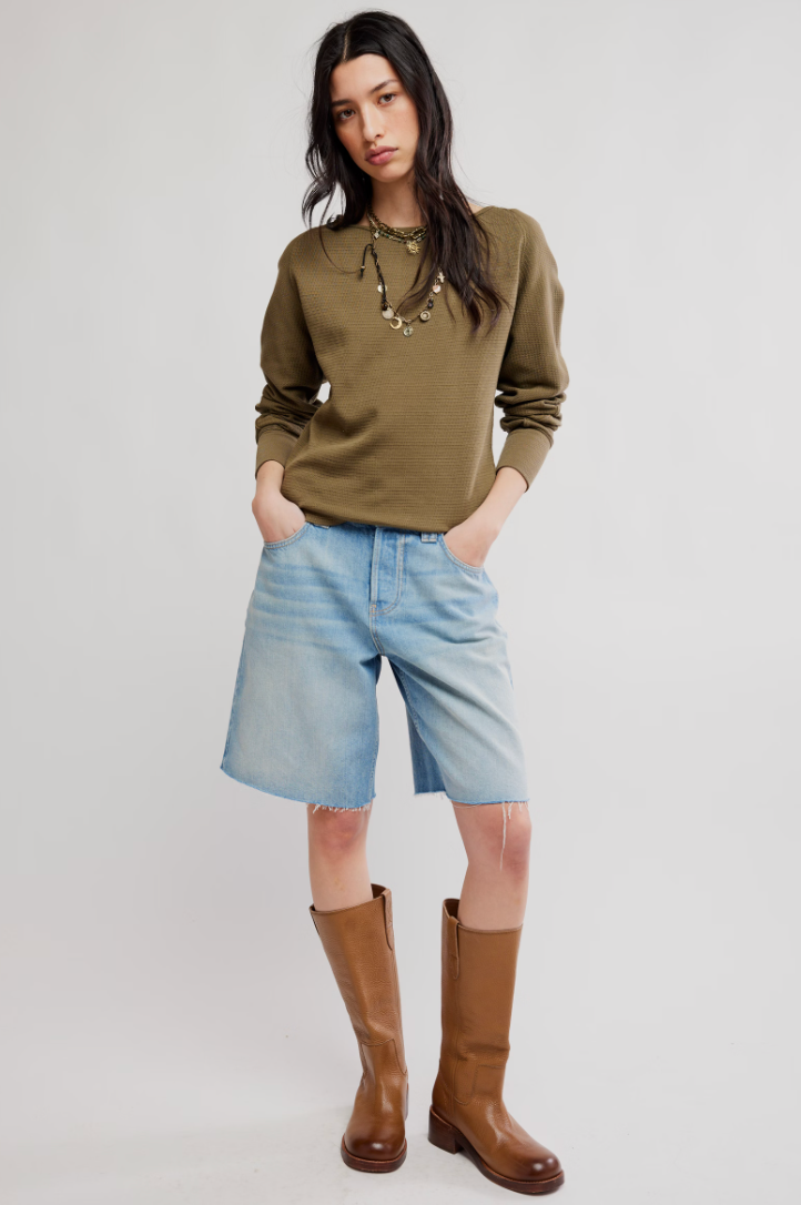 Free People: Jess Long Sleeve in Beech Leaves