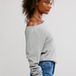 Free People: Jess Long Sleeve in Heather Grey