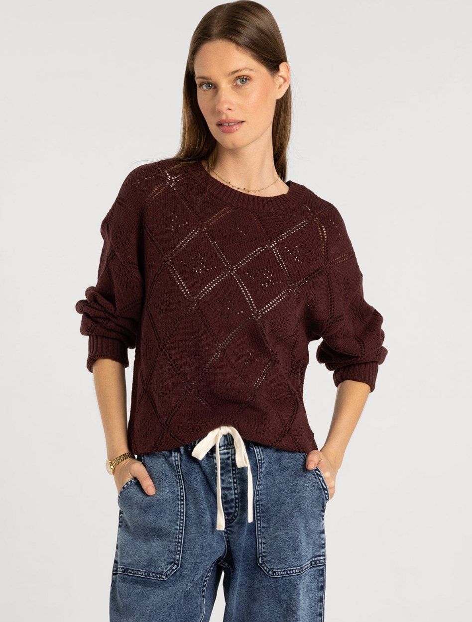Thread  & Supply: Blythe Sweater in Mahogany