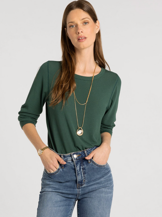 Thread & Supply : Stacey Top in Pine Grove