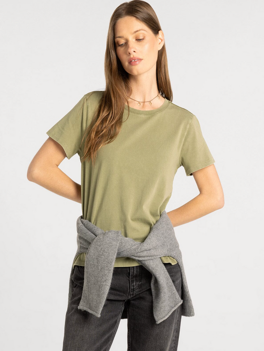 Thread & Supply: Asher Tee in Oil Green