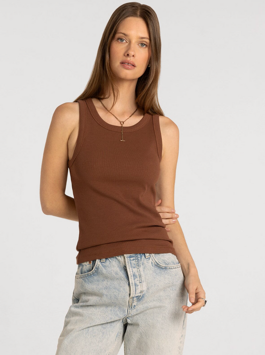 Thread & Supply: Edlin Tank in Friar Brown