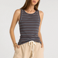 Thread & Supply: Edlin Tank in Navy Multi Stripe