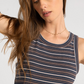 Thread & Supply: Edlin Tank in Navy Multi Stripe