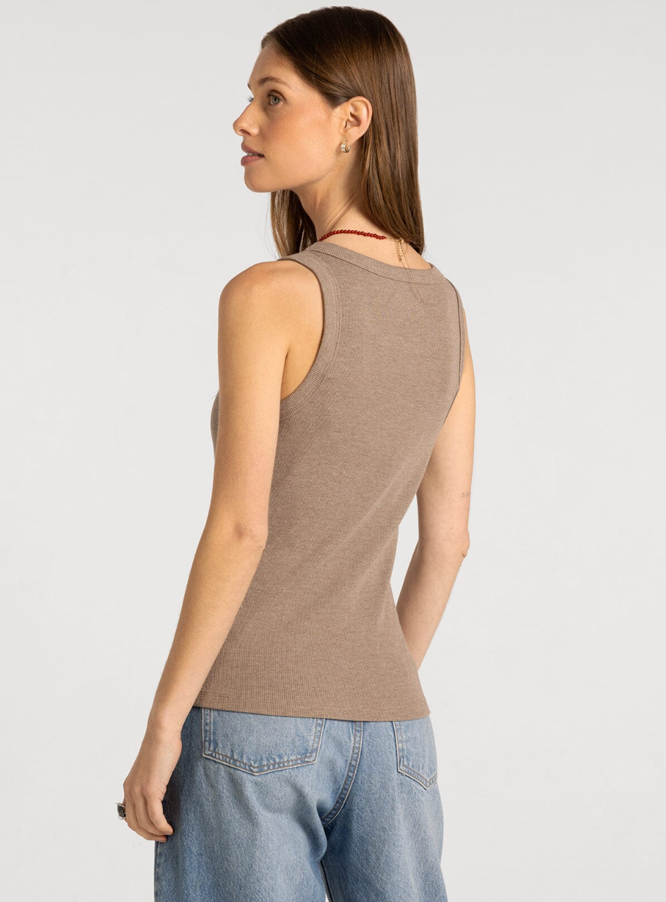 Thread & Supply: Edlin Tank in Heather Ash Brown