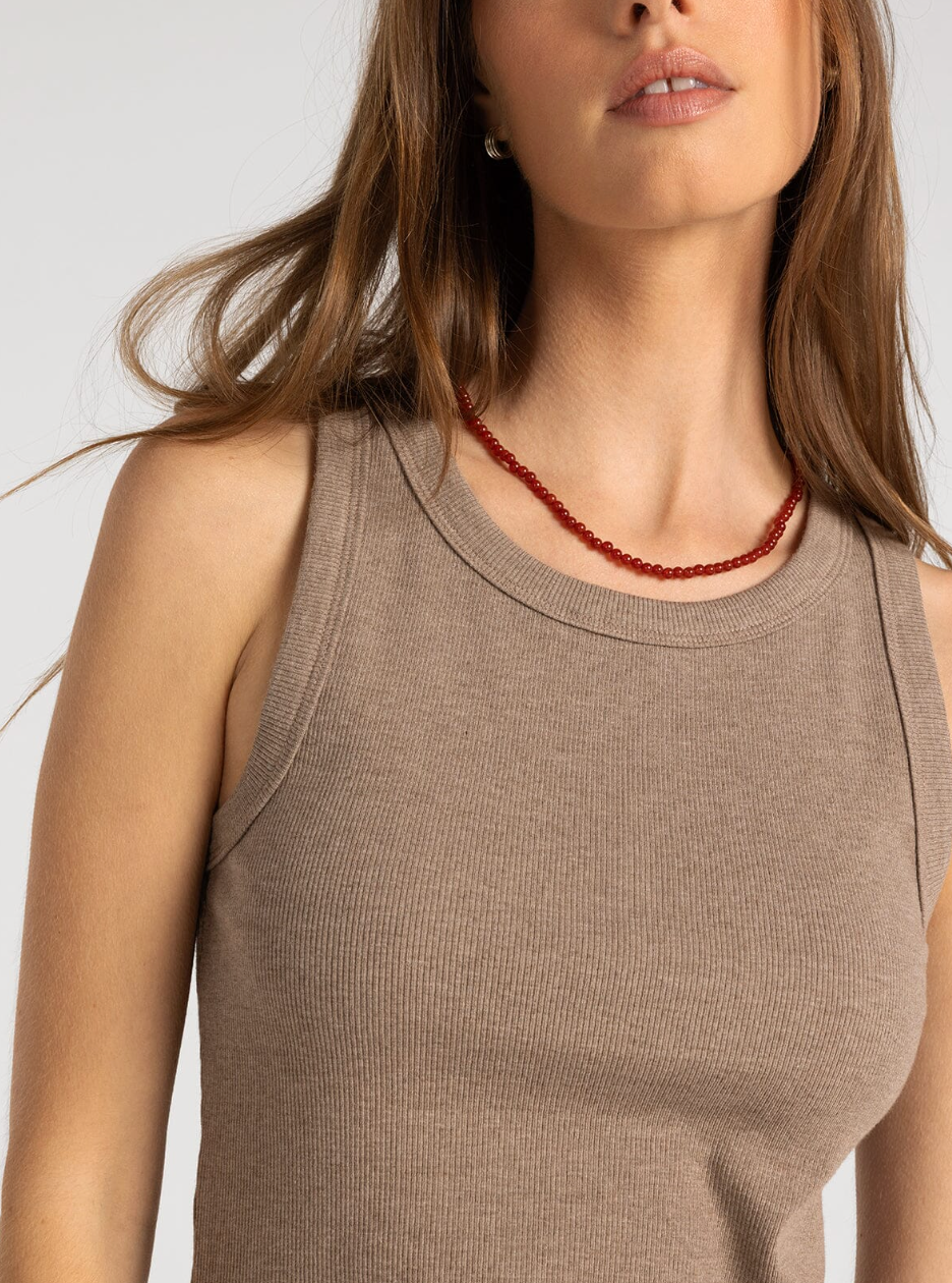 Thread & Supply: Edlin Tank in Heather Ash Brown
