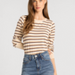 Thread & Supply : Stacey Top in Cream Stripe