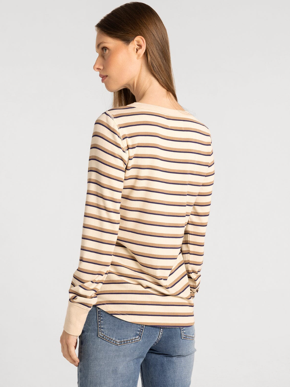 Thread & Supply : Stacey Top in Cream Stripe