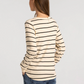 Thread & Supply : Stacey Top in Off White Black