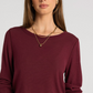 Thread & Supply : Stacey Top in Zinfandel