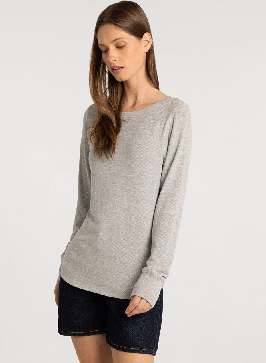Thread & Supply : Stacey Top in Heather Grey