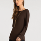 Thread & Supply : Stacey Top in Coffee Bean