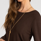 Thread & Supply : Stacey Top in Coffee Bean