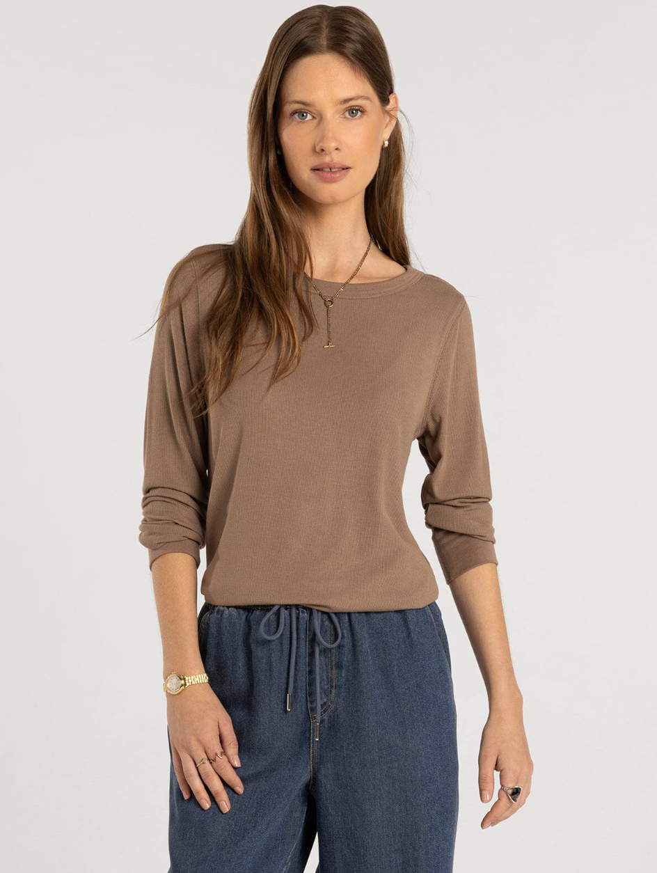 Thread & Supply : Stacey Top in Latte