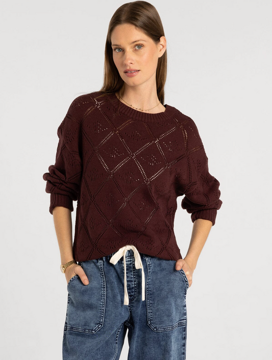 Thread  & Supply: Blythe Sweater in Mahogany