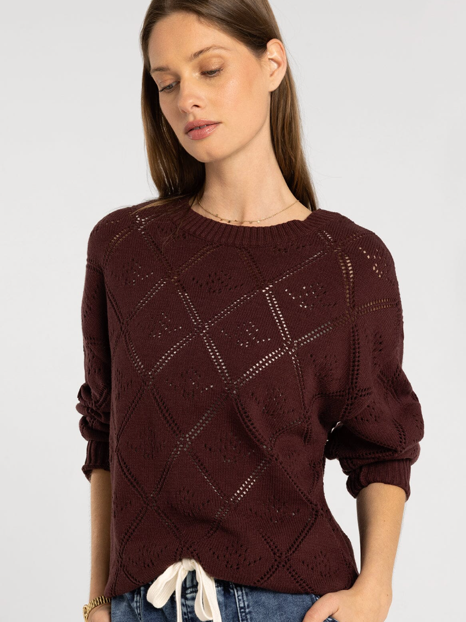 Thread  & Supply: Blythe Sweater in Mahogany