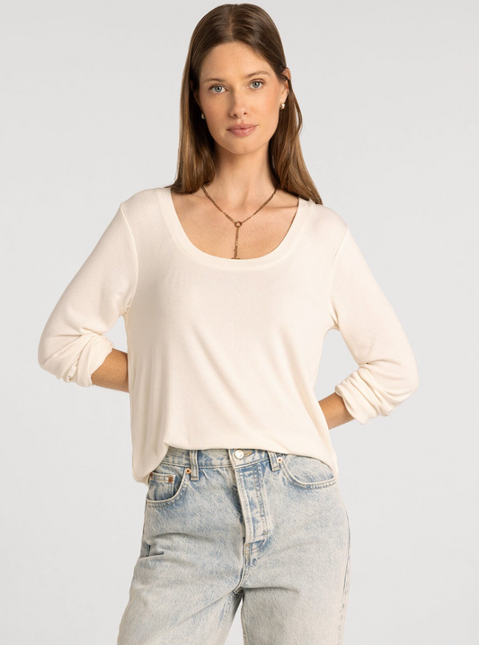 Thread & Supply: Lauren Top in Bone