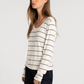 Thread & Supply: Lauren Top in White Sage Stripe