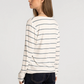 Thread & Supply: Lauren Top in White Sage Stripe
