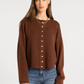 Thread & Supply: Dover Cardigan in Heather Mohogany